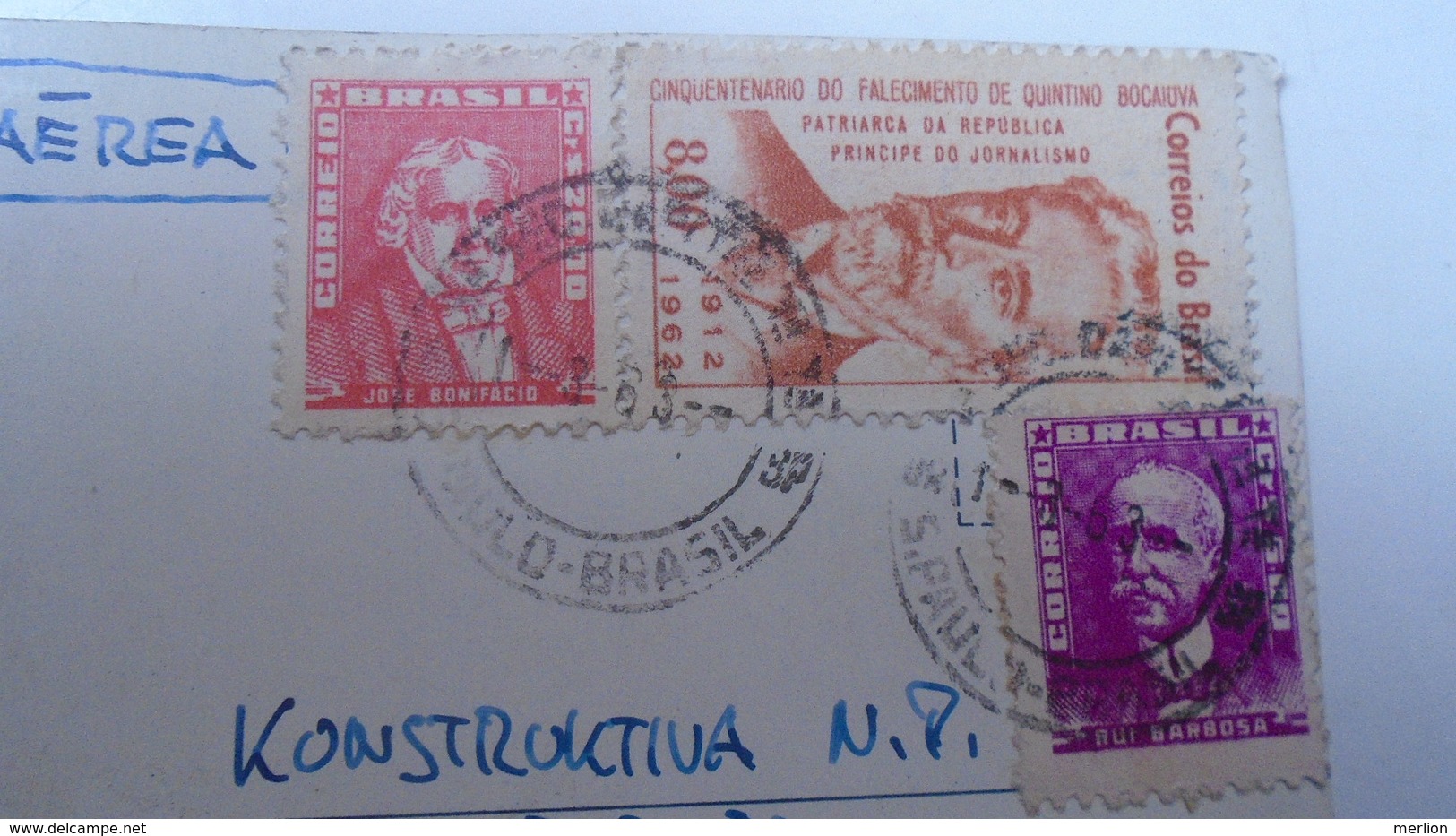 D166555 Brasilia -Distrito Federal - Brasil - Congresso Nacional - 1962  -stamps - Brasilia