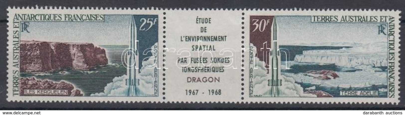 ** 1968 Rakétakilövő Bázis Hármascsík Mi 42-43 - Autres & Non Classés