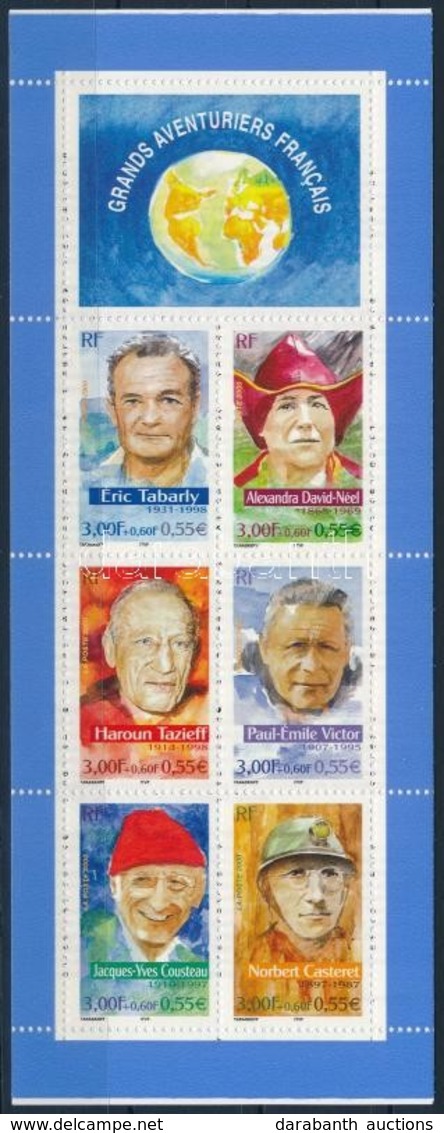 ** 2000 Kalandorok Bélyegfüzet,
Adventurers Stamp-booklet
Mi 3483-3488 - Autres & Non Classés