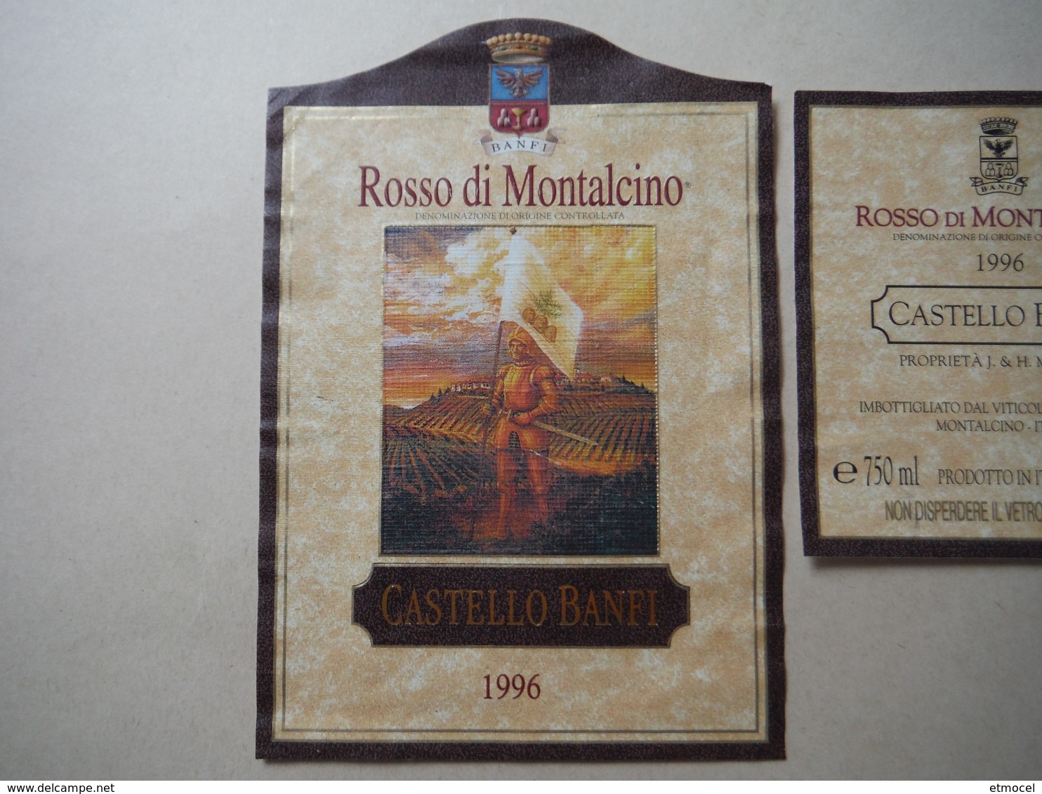 Rosso Di Montalcino Castello Banfi 1996 - Viticoltore Banfi à Montalcino - ITALIE - Altri & Non Classificati