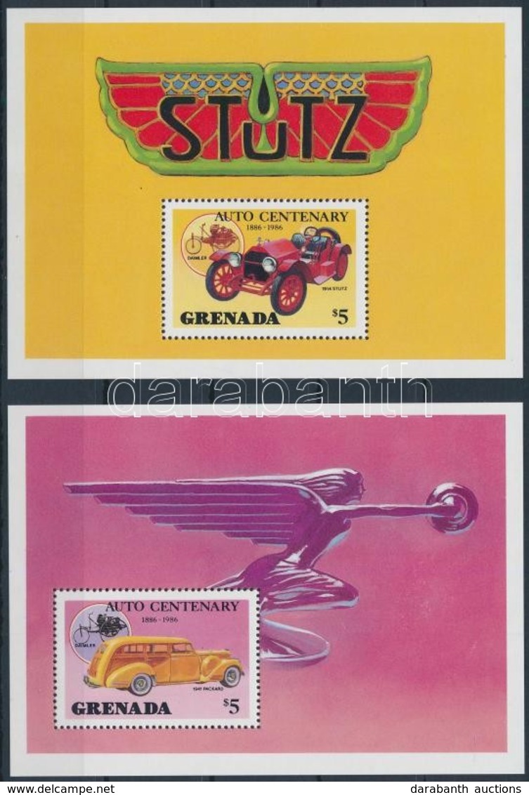 ** 1986 Autó Blokksor,
Car Blockset
Mi 169-170 - Andere & Zonder Classificatie