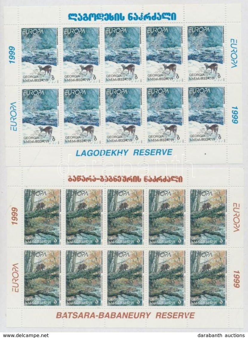 ** 1999 Europa CEPT Nemzeti Parkok Kisívsor Mi 312-313 - Sonstige & Ohne Zuordnung