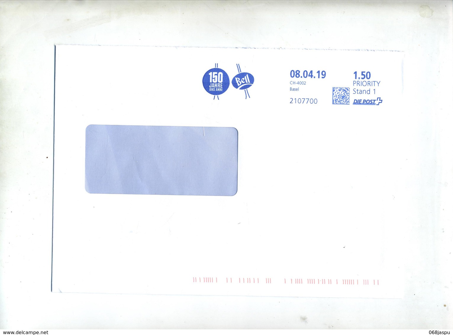 Lettre Flamme Ema Bale Saucisse Bell - Postmark Collection