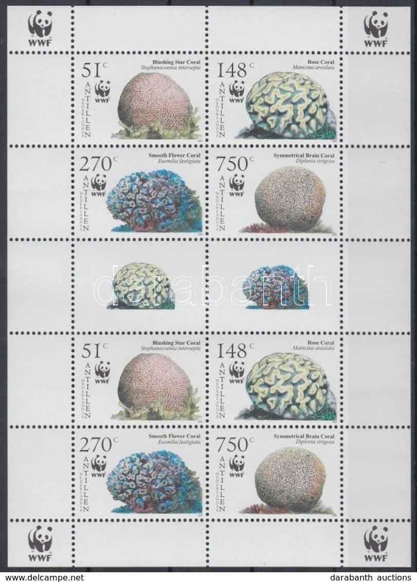 ** 2005 WWF: Korallok Kisív Mi 1401-1404 - Andere & Zonder Classificatie