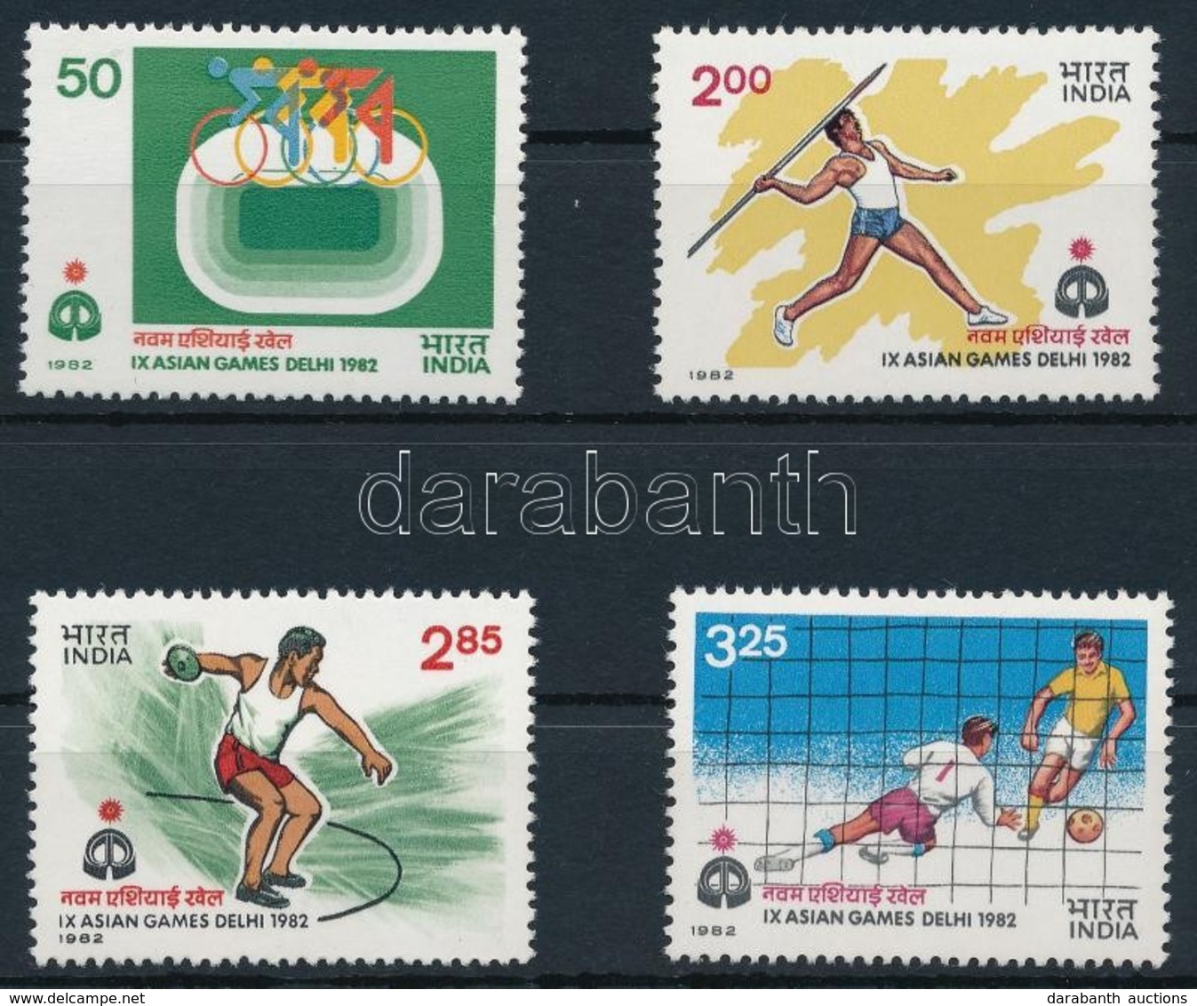 ** 1982 Ázsiai Játékok, Újdelhi (VI) Sor,
Asia Games, New Delhi (VI) Set
Mi 926-929 - Andere & Zonder Classificatie