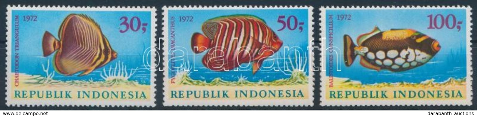 ** 1972 Halak Sor,
Fishes Set
Mi 722-724 - Andere & Zonder Classificatie