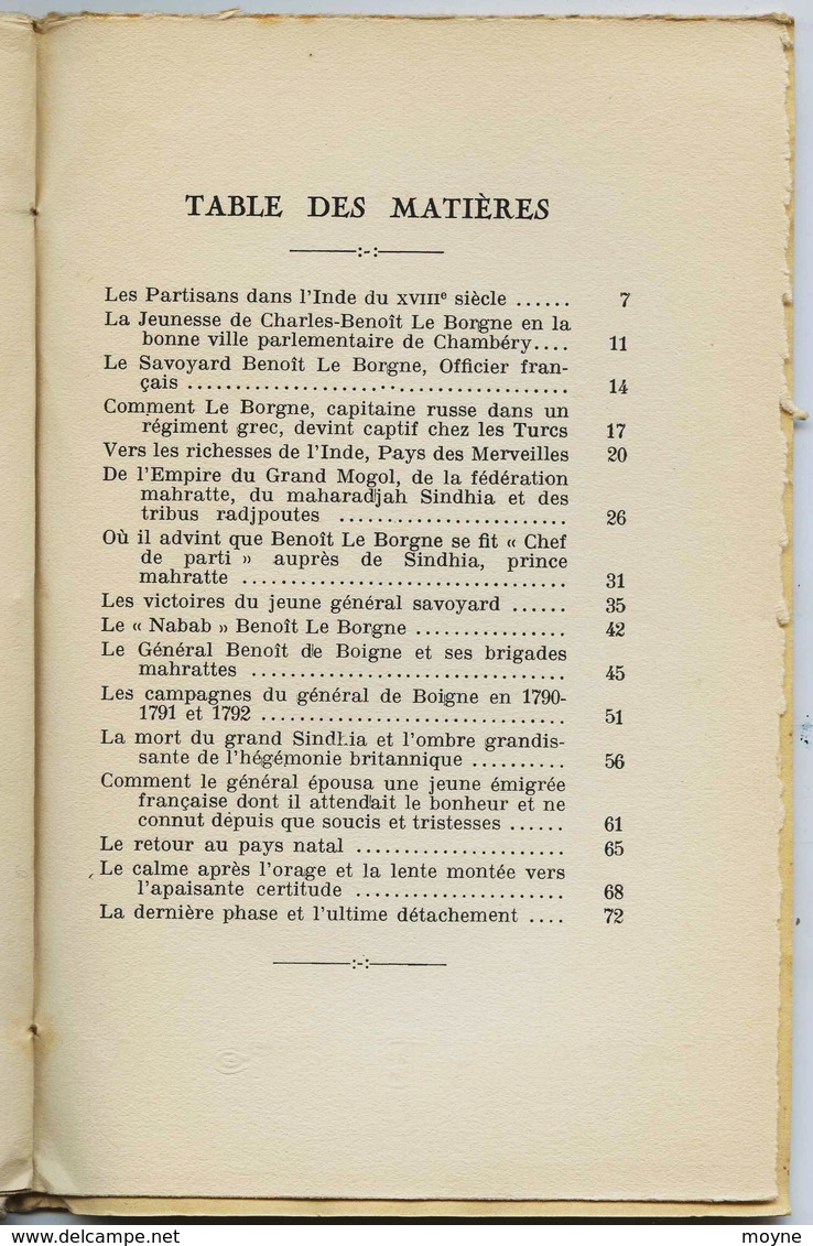 Savoie - LE GENERAL COMTE DE BOIGNE - 1751 - 1830 -- Par  Maurice BESSON - Dardel  1930 - Rhône-Alpes