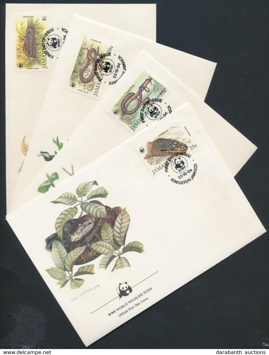 1984 WWF Boa Sor Mi 591-594 I 4 FDC - Other & Unclassified