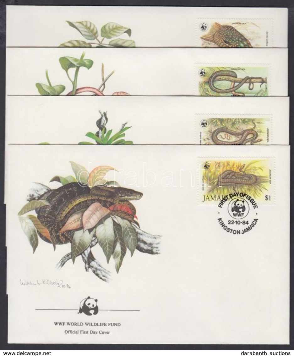 1984 WWF: Boák Sor 4 Db FDC-n Mi 591-594 - Otros & Sin Clasificación