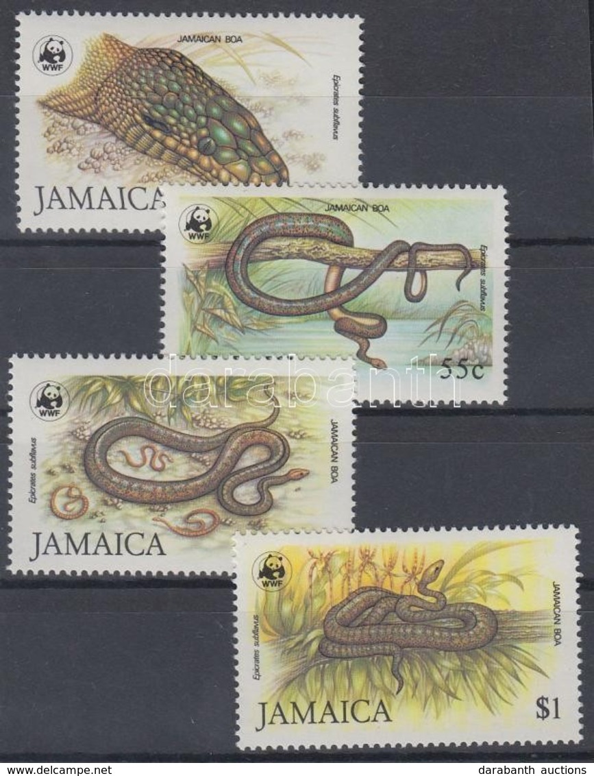 ** 1984 WWF Jamaicai Boa Sor Mi 591 I - 594 I - Otros & Sin Clasificación