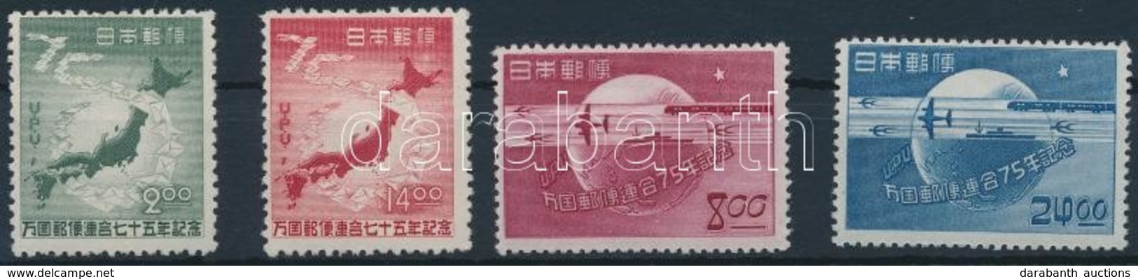 ** 1949 75 éves Az UPU Sor Mi 464-467 A - Other & Unclassified