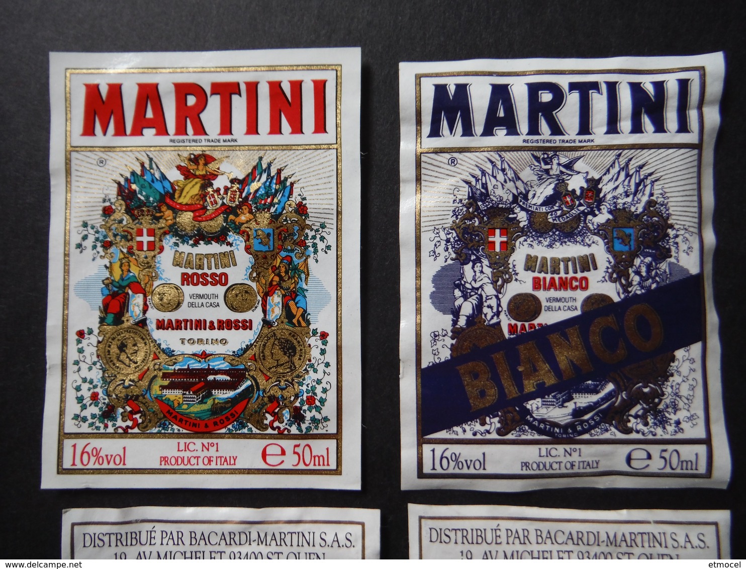 Martini Rosso Et Bianco 50ml - ITALIE - Other & Unclassified