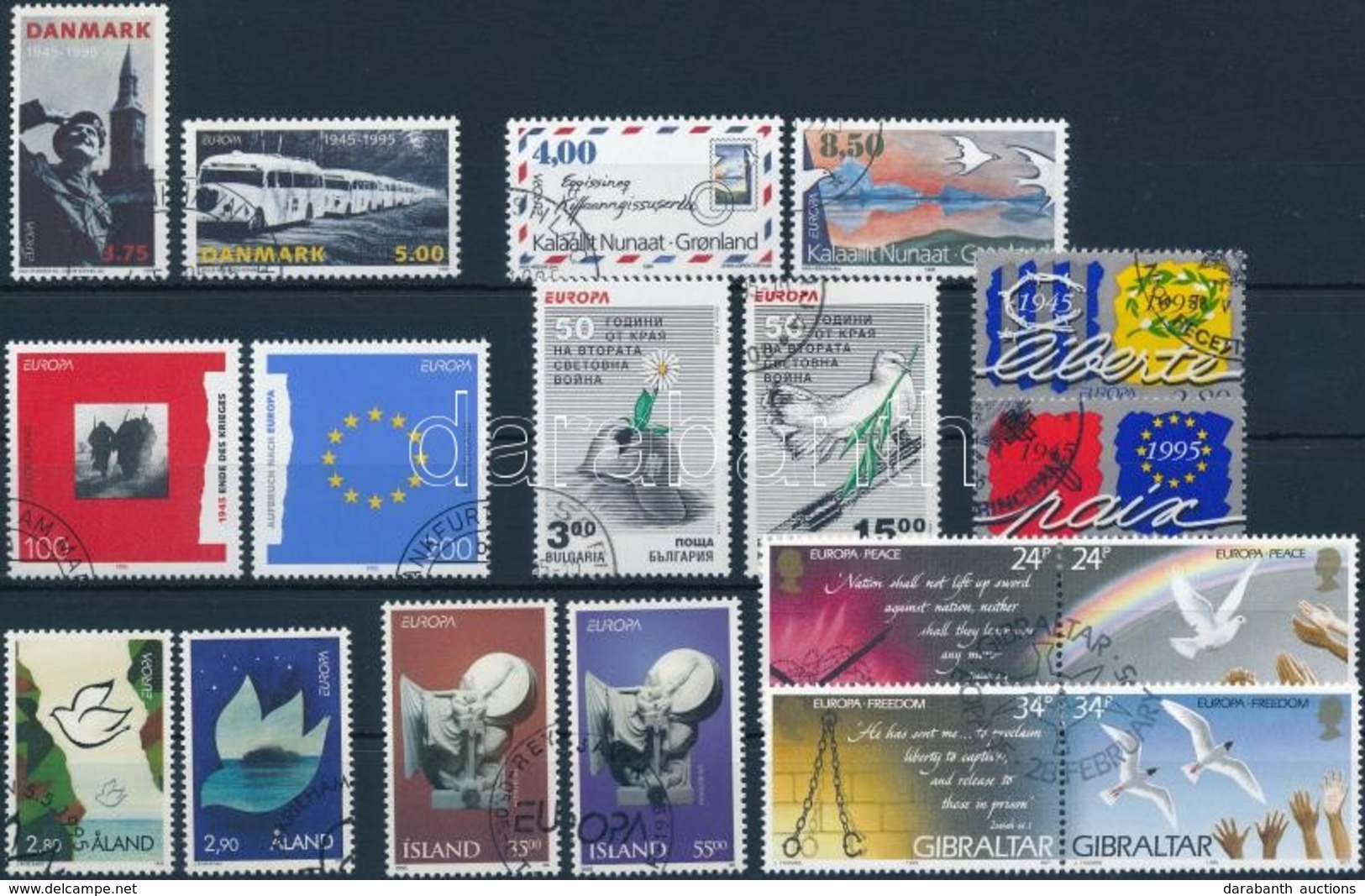 O Europa CEPT 1994-1995 71 Db Bélyeg és 3 Blokk - Andere & Zonder Classificatie