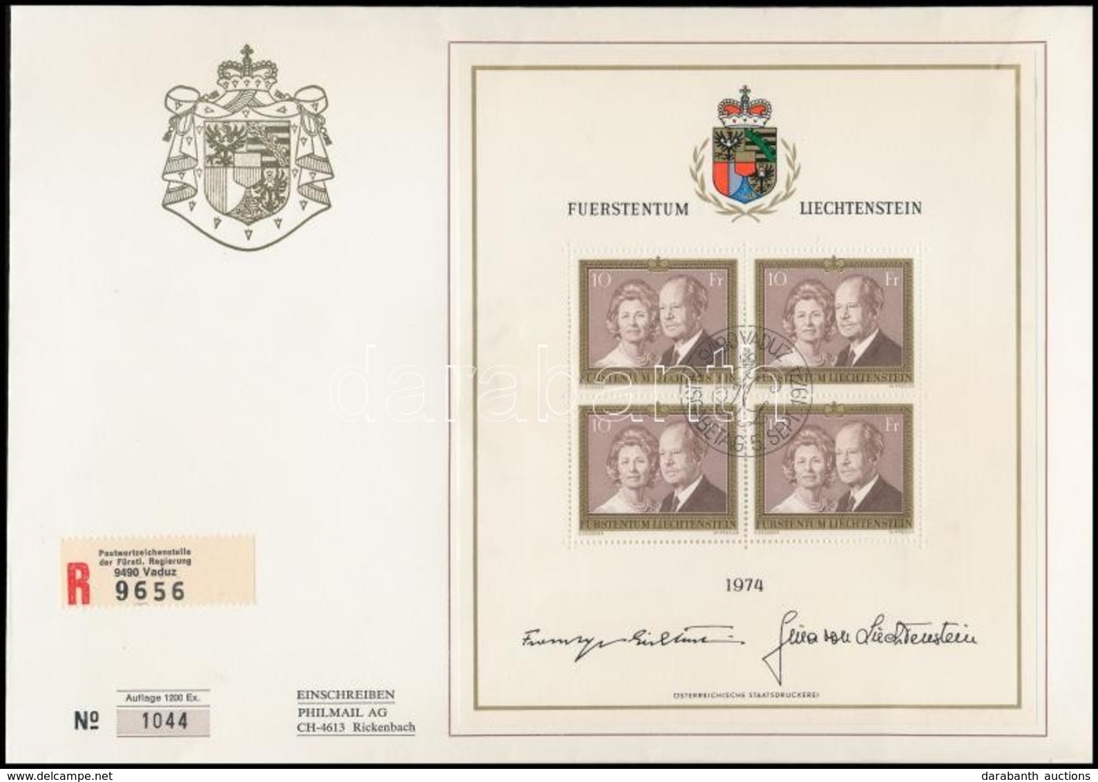 1974 Forgalmi Kisív Mi 614 FDC-n - Andere & Zonder Classificatie