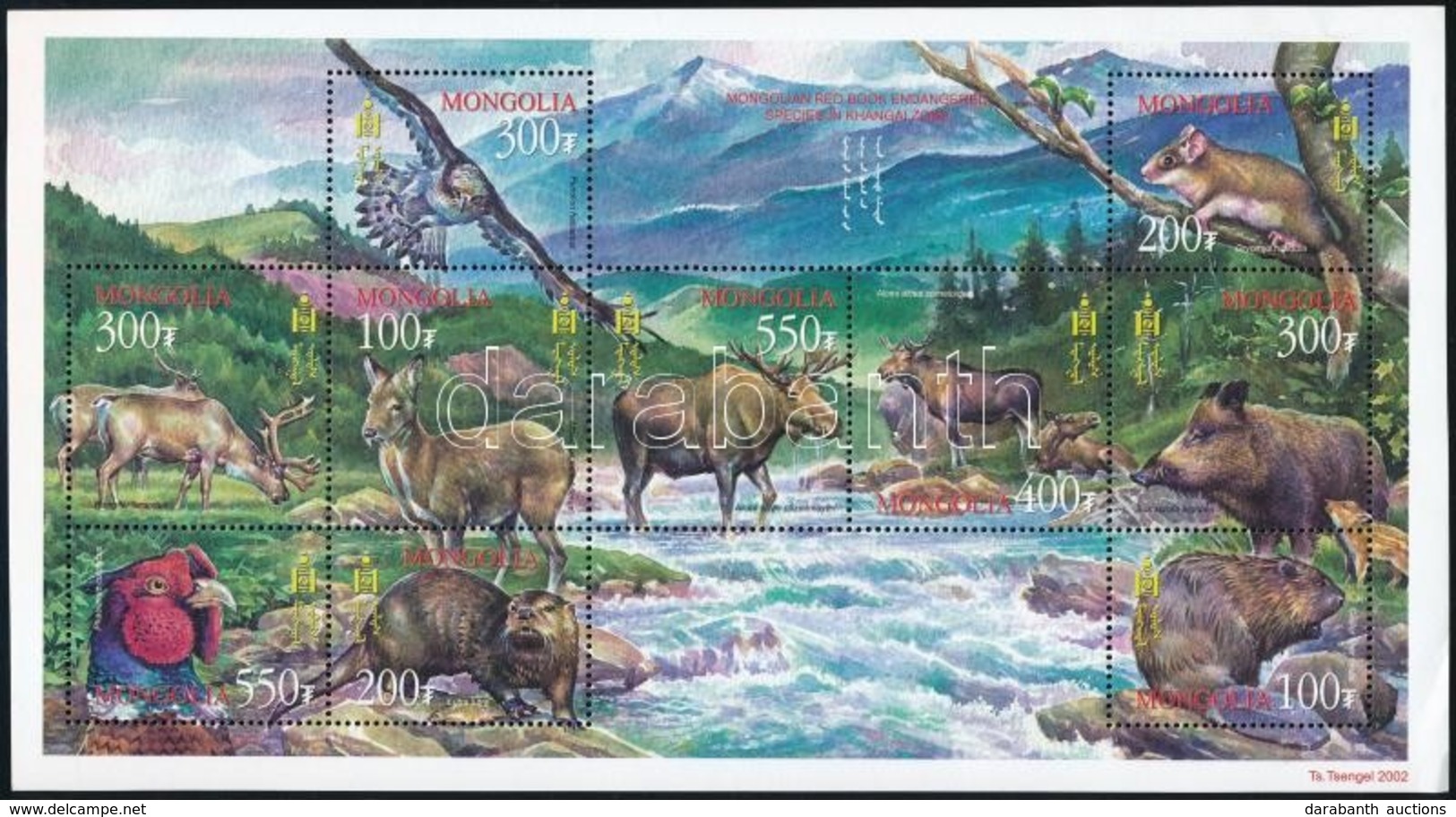 ** 2003 A Changai-hegység Veszélyeztetett Fajai Kisív,
Endangered Species Of The Changai Mountains Mini Sheet
Mi 3466-34 - Autres & Non Classés