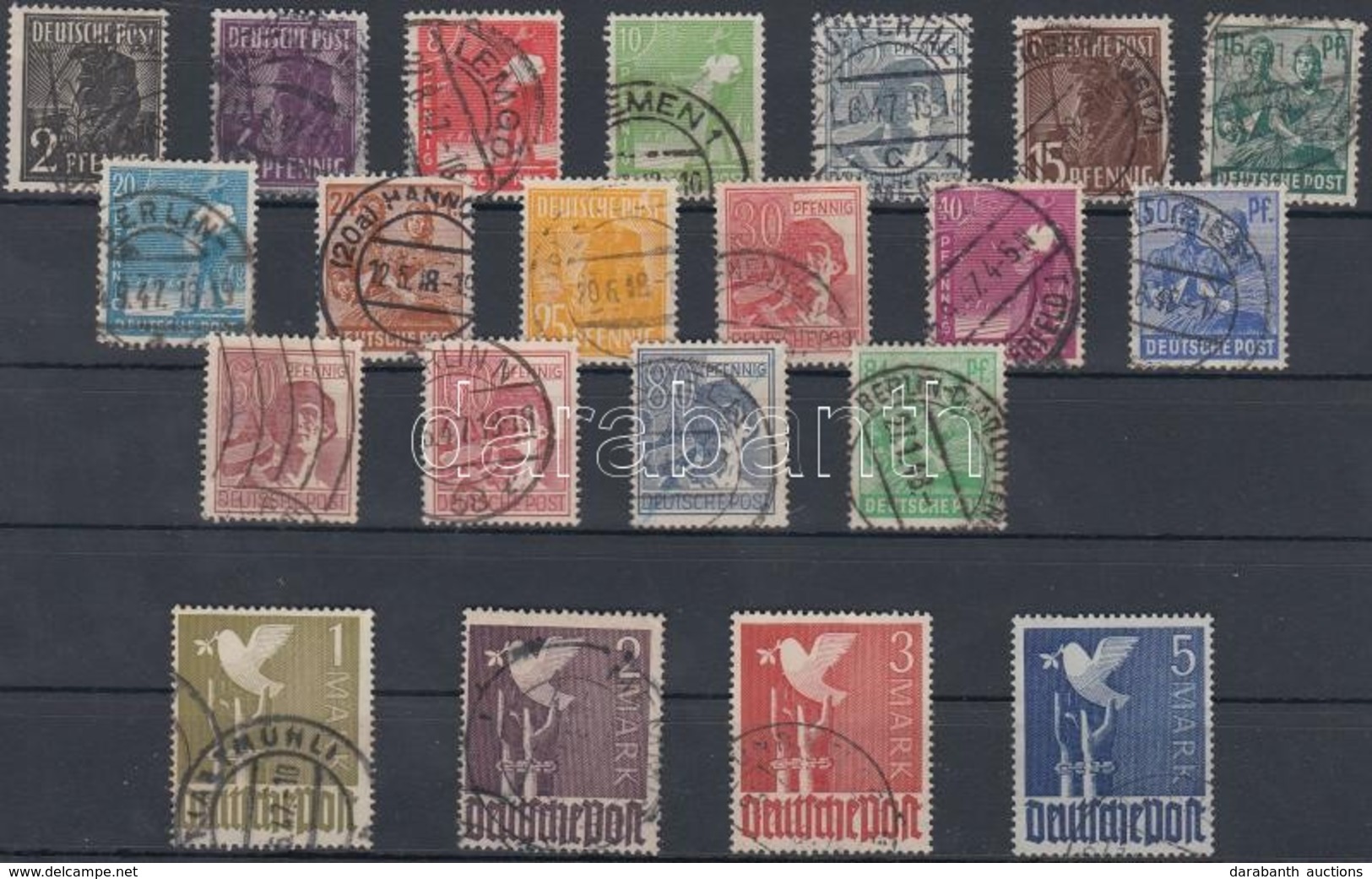 O 1947 Forgalmi Sor Mi 943-962 - Other & Unclassified