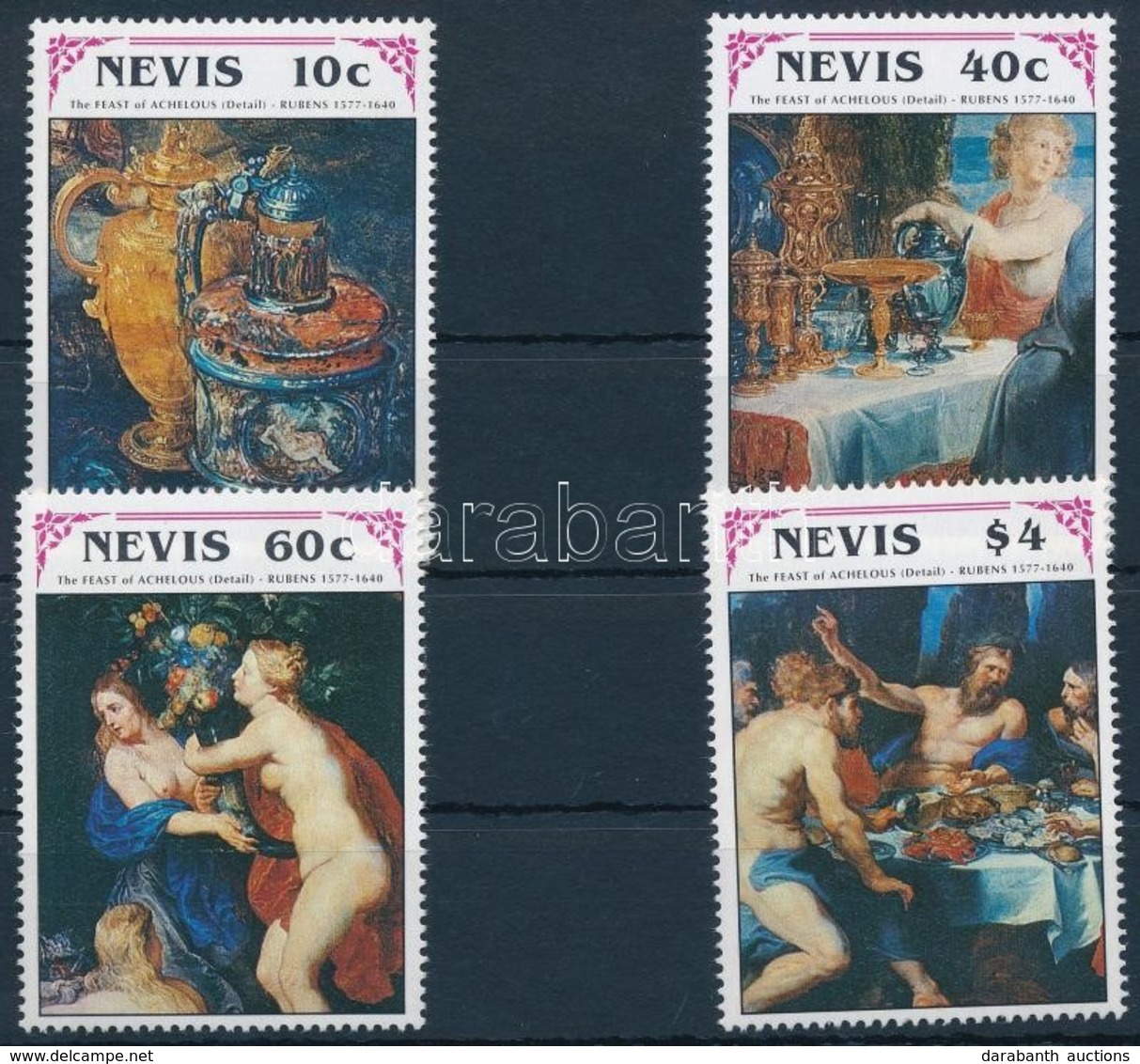 ** 1991 Rubens  Sor,
Rubens Set
Mi 567-570 - Andere & Zonder Classificatie