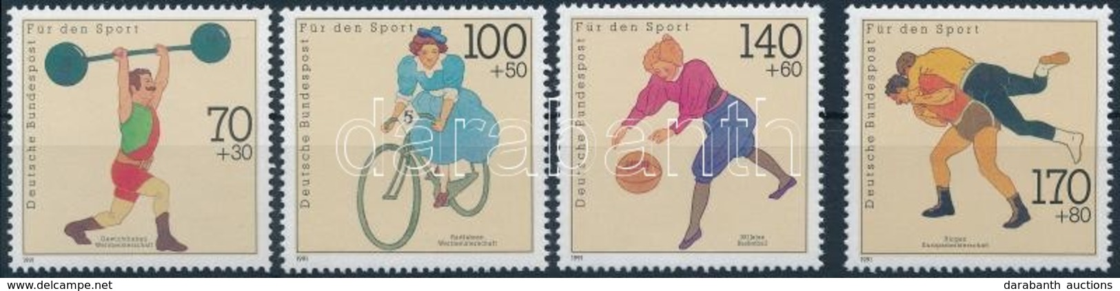 ** 1991 Sporthilfe Sor,
Sporthilfe Set
Mi 1499-1502 - Other & Unclassified