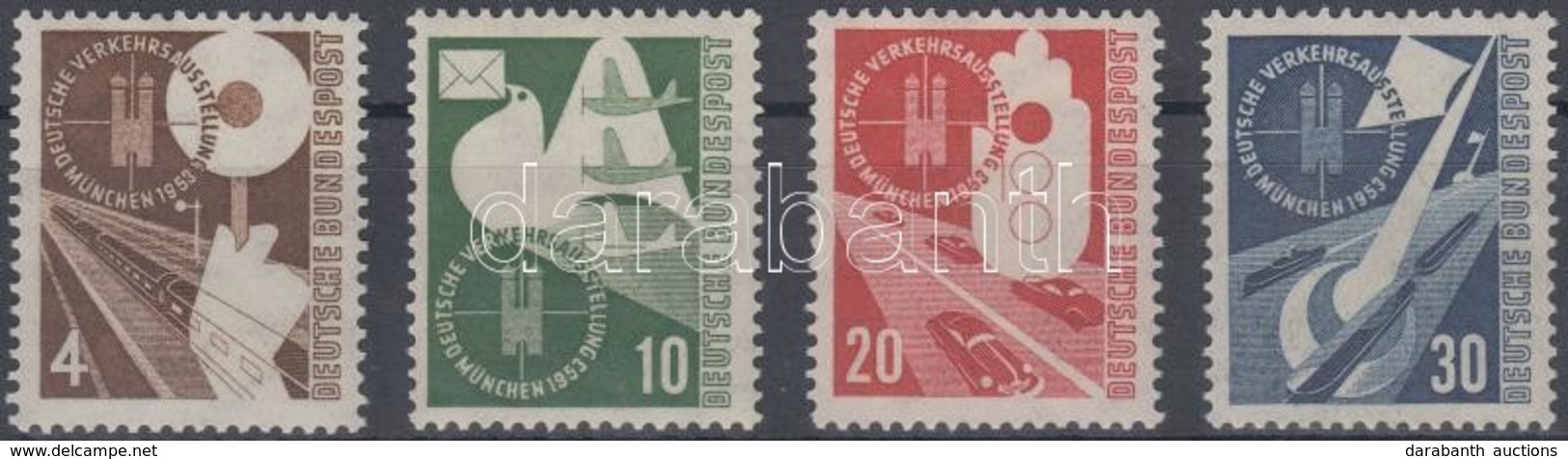 ** 1953 Közlekedési Kiállítás Sor Mi 167-170 - Other & Unclassified