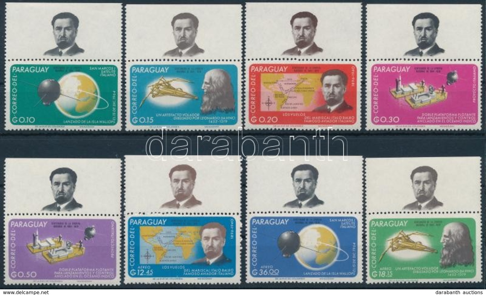 ** 1966 Űrutazás Szelvényes Sor,
Space Travel Set With Coupon
Mi 1591-1598 - Andere & Zonder Classificatie