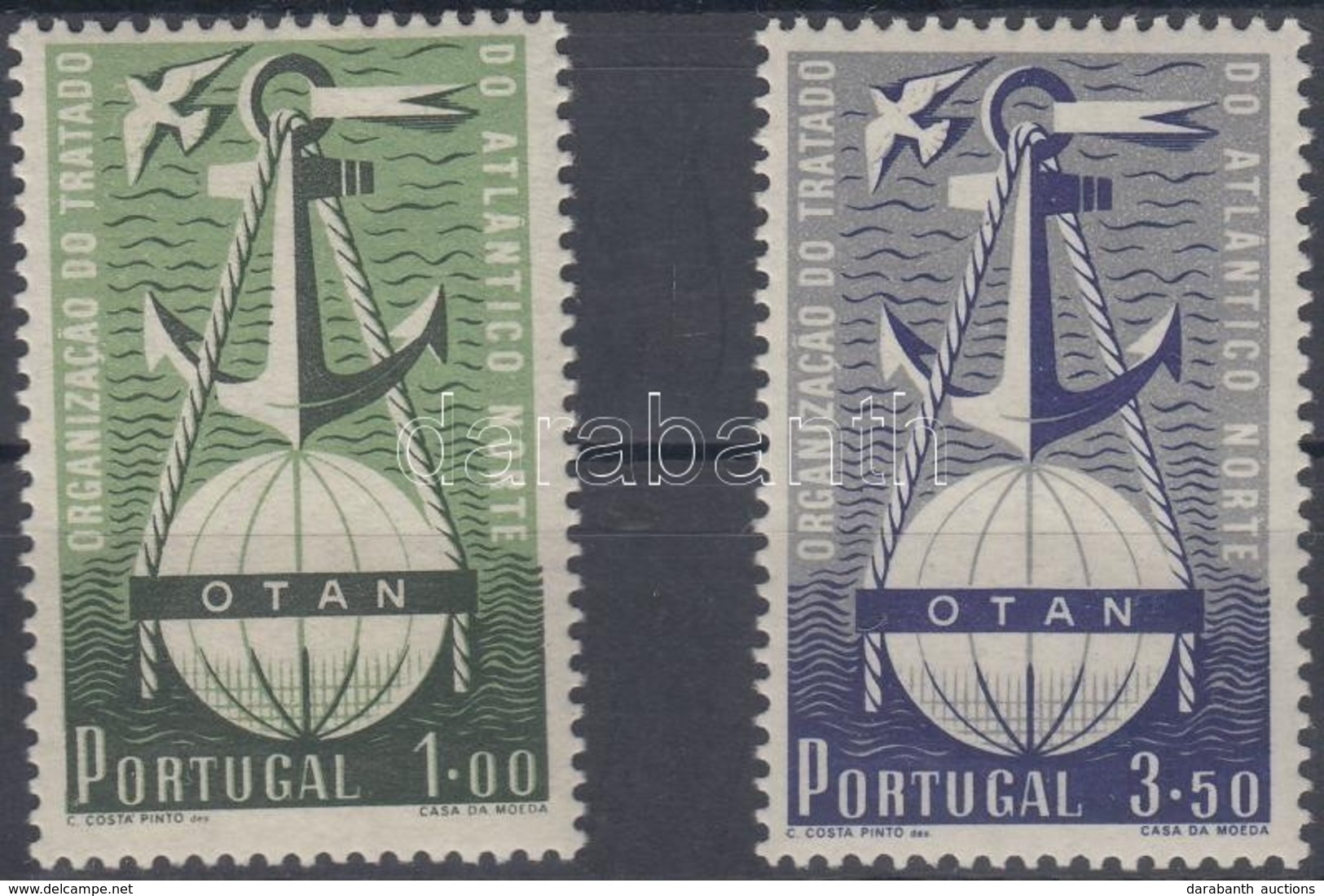 ** 1952 3 éves A NATO Sor Mi 778-779 - Other & Unclassified