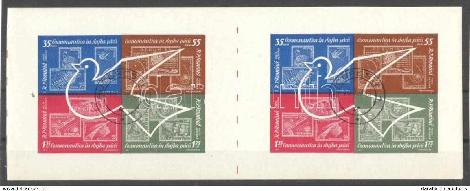 O 1962 Mi Blokk 53 Szétvágatlan Pár - Autres & Non Classés