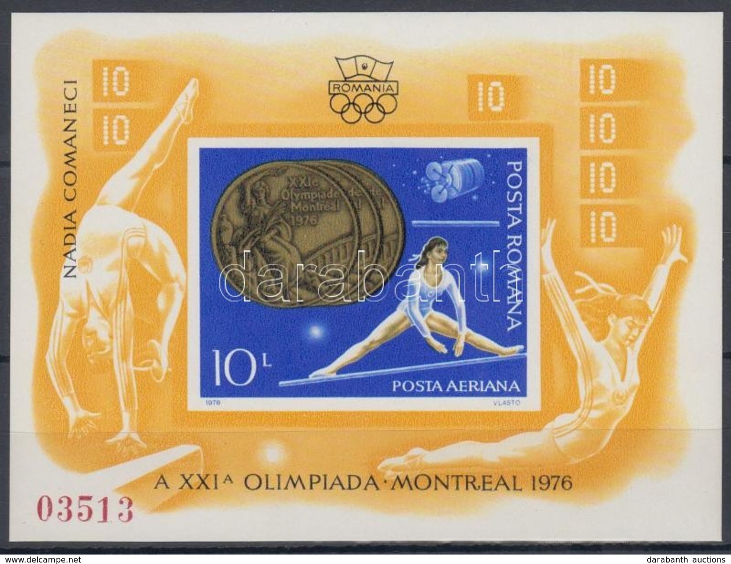 ** 1976 Montreali Nyári Olimpia Blokk Mi 138 - Otros & Sin Clasificación