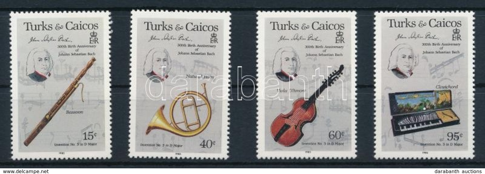 ** 1985 Johann Sebastian Bach Sor,
Johann Sebastian Bach Set
Mi 752-755 - Other & Unclassified