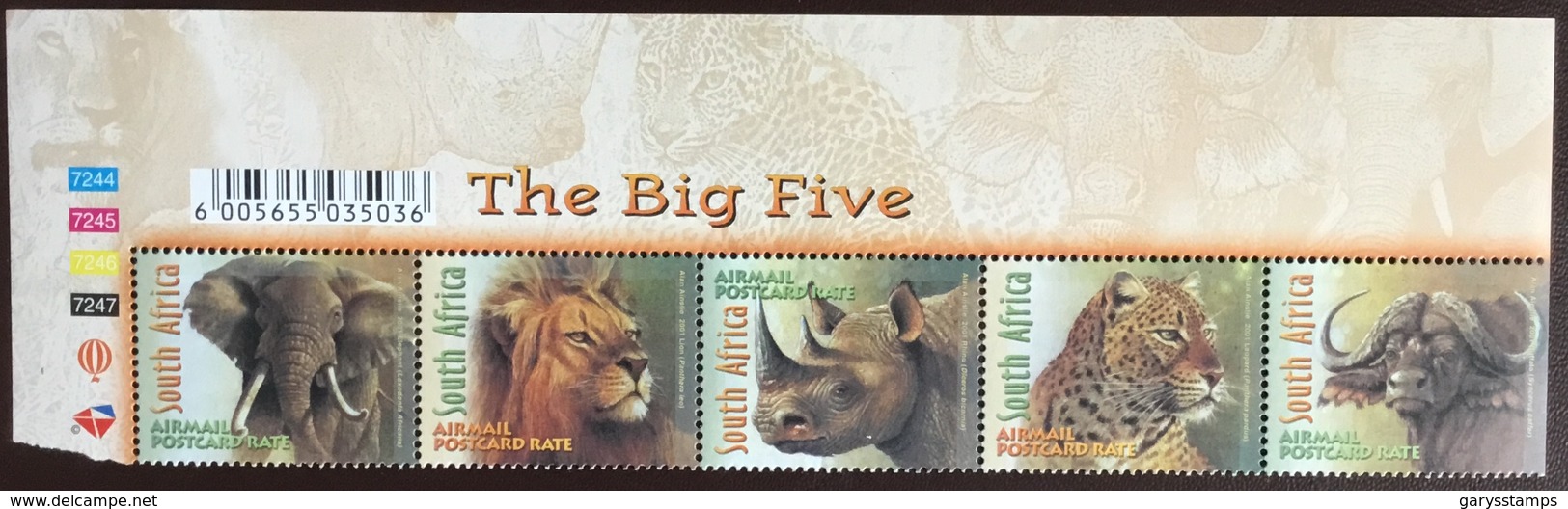 South Africa 2001 Big Five Animals MNH - Other & Unclassified
