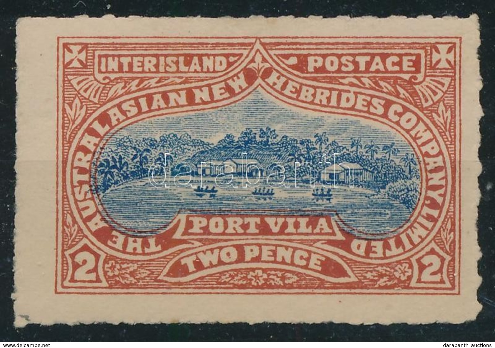 * 1897 Port Vila Magán Hajóposta Mi II - Andere & Zonder Classificatie