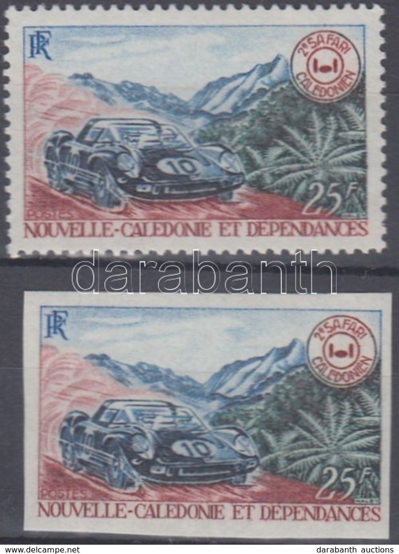 ** 1968 Autós Szafari Fogazott + Vágott Bélyeg Mi 463 - Andere & Zonder Classificatie