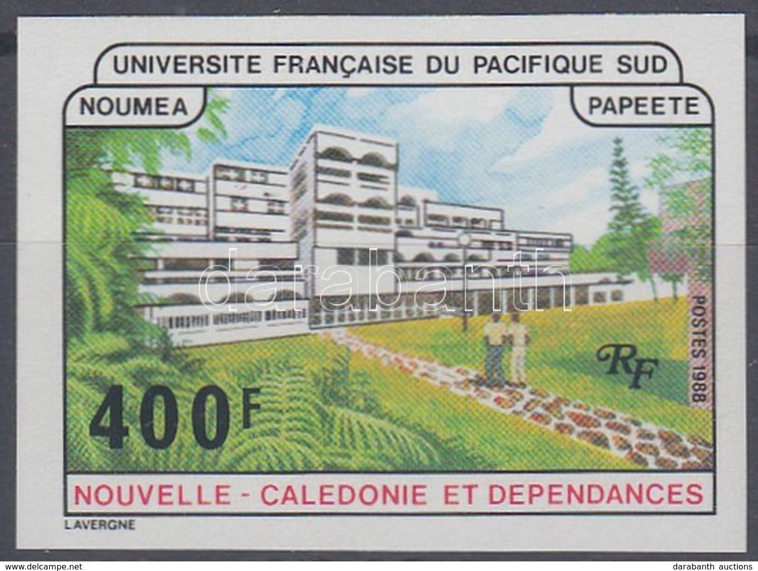 ** 1988 Francia Egyetem Nouméán és Papeete-en Vágott Bélyeg Mi 820 - Otros & Sin Clasificación