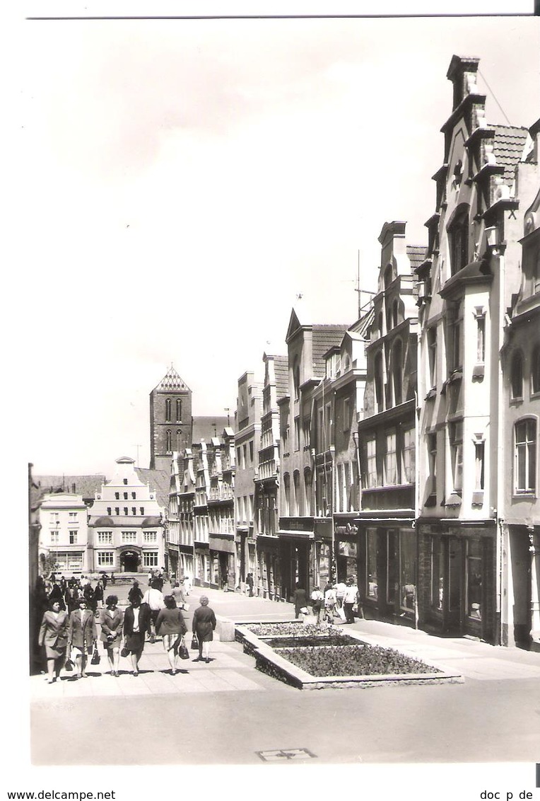 Deutschland - Wismar - Fussgängerbereich Der Krämerstrasse - Alte Ansicht - Wismar