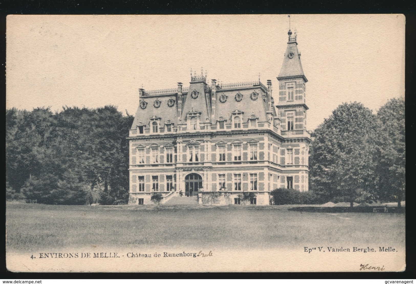 MELLE   CHATEAU DE RUNENBORG - Melle