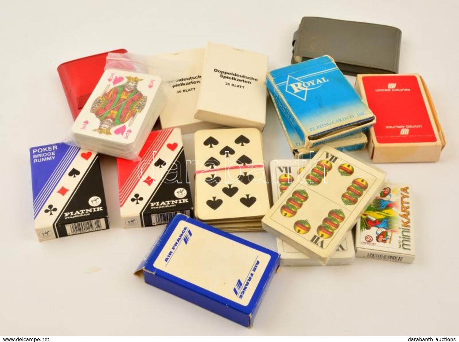 Vegyes Modern Kártyajáték Tétel, Különféle Játékkártyák, összesen 15 Pakli - Andere & Zonder Classificatie