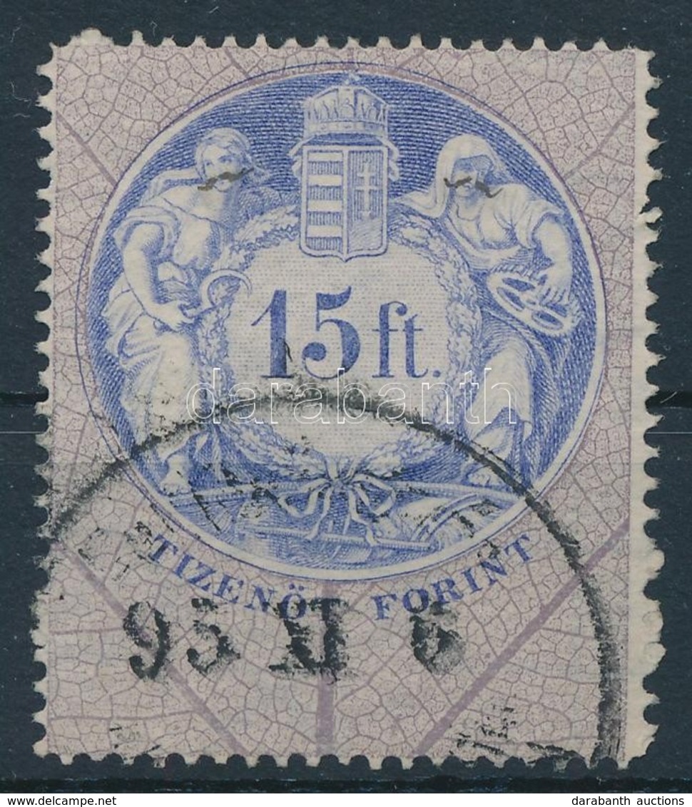 1891 15Ft Okmánybélyeg - Zonder Classificatie
