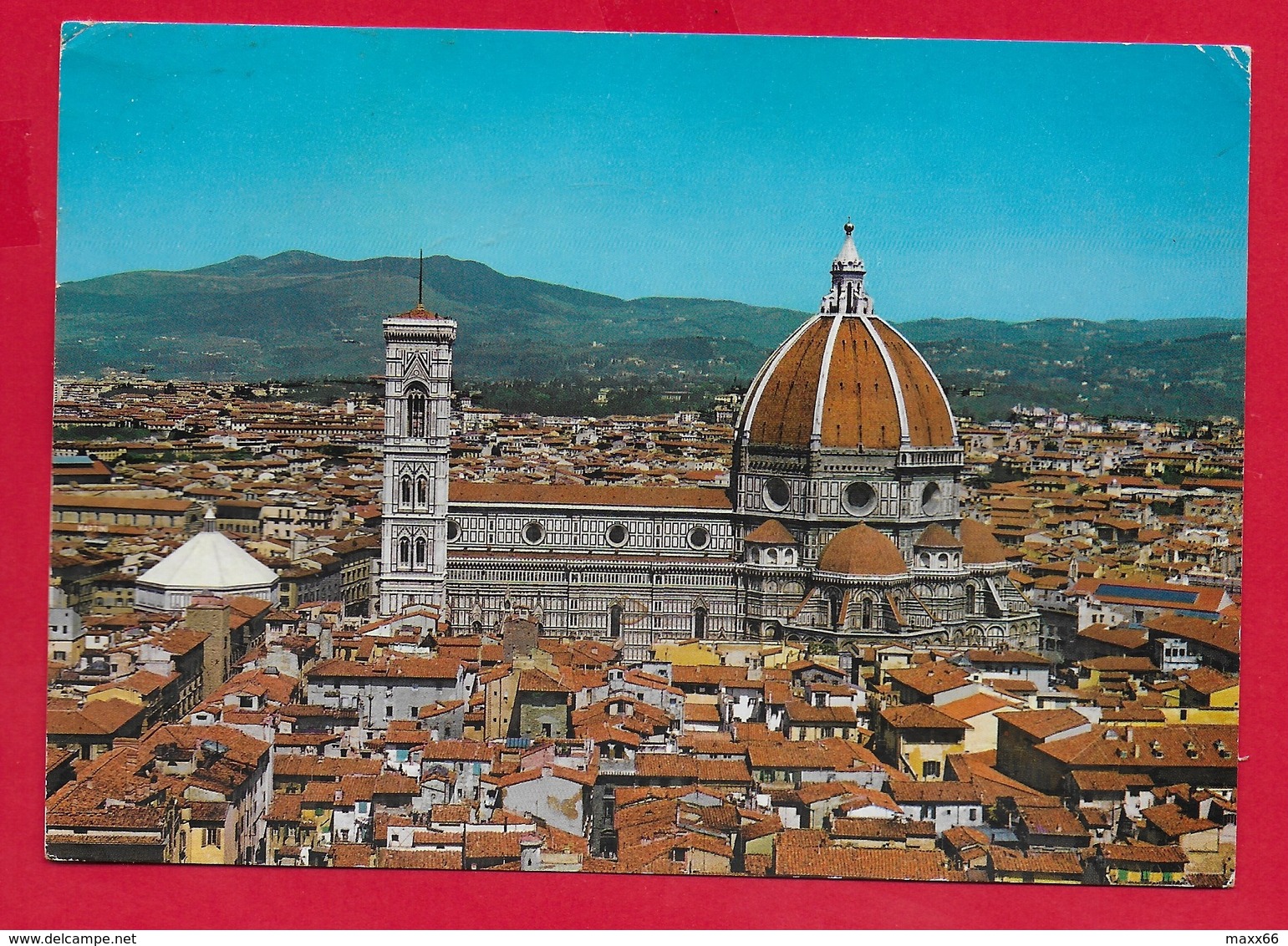 CARTOLINA VG ITALIA - FIRENZE - La Cattedrale Vista Da Palazzo Vecchio - 10 X 15 - 1969 - Firenze