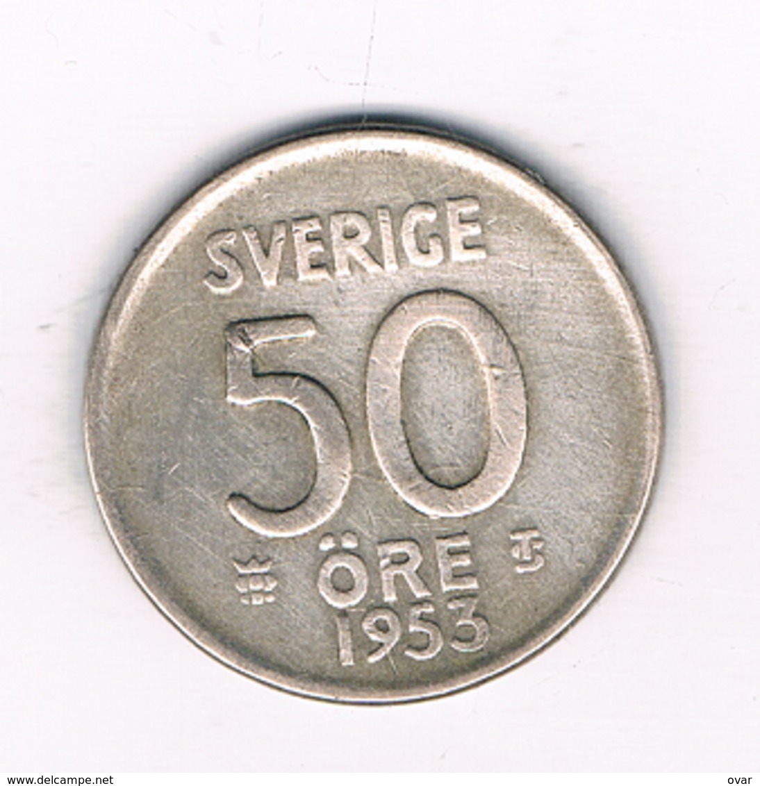 50 ORE  1953 ZWEDEN 7082/ - Suède