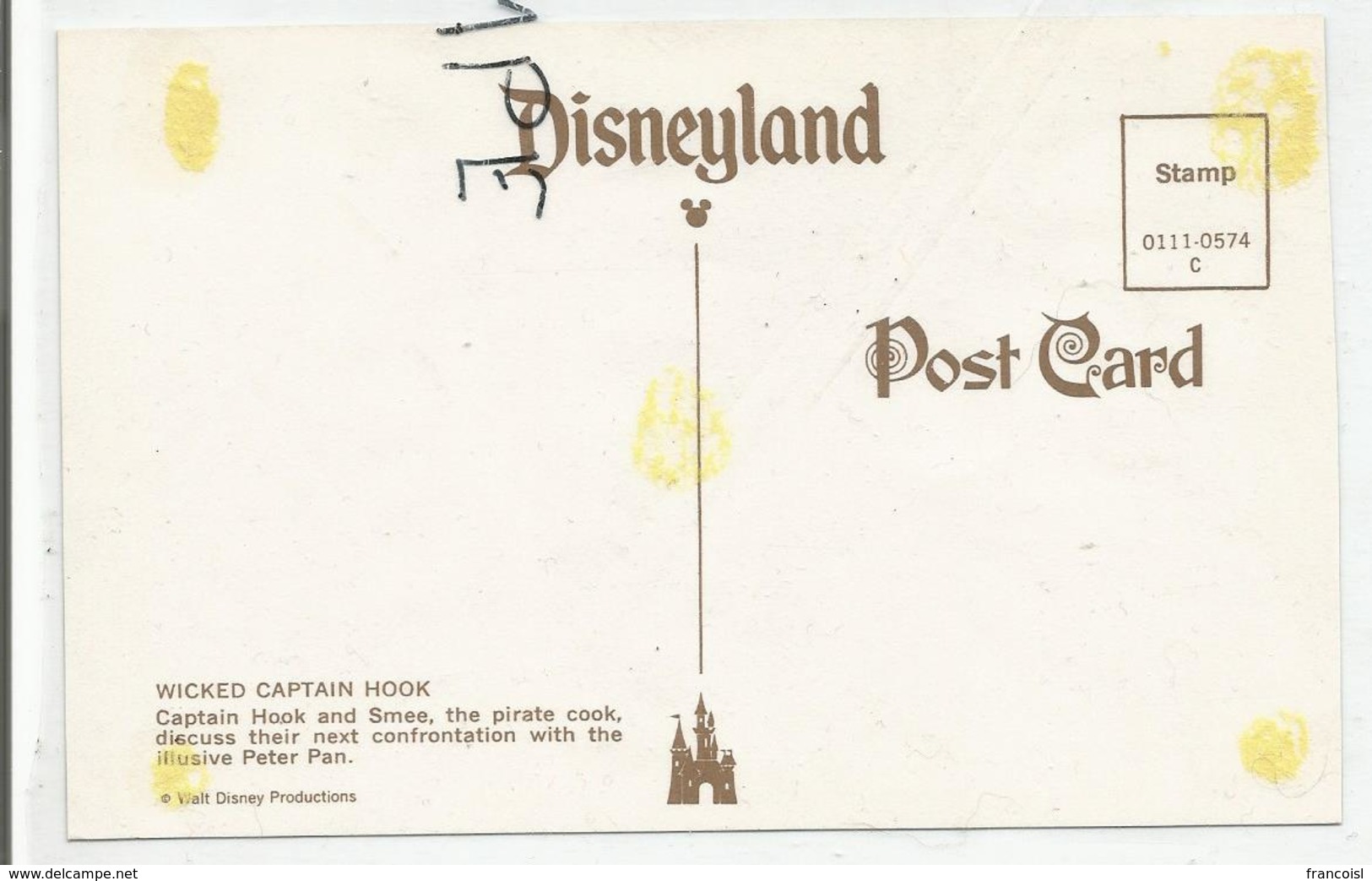 Disneyland Californie. Wicked Captain Hook. - Disneyland