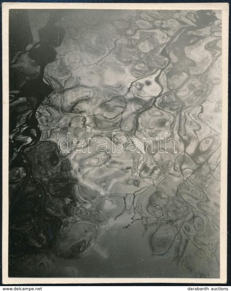 1931 Kinszki Imre (1901-1945) Budapesti Fotóművész által Feliratozott Vintage Fotó A Hagyatékából (Városligeti Tó), 8x6, - Andere & Zonder Classificatie