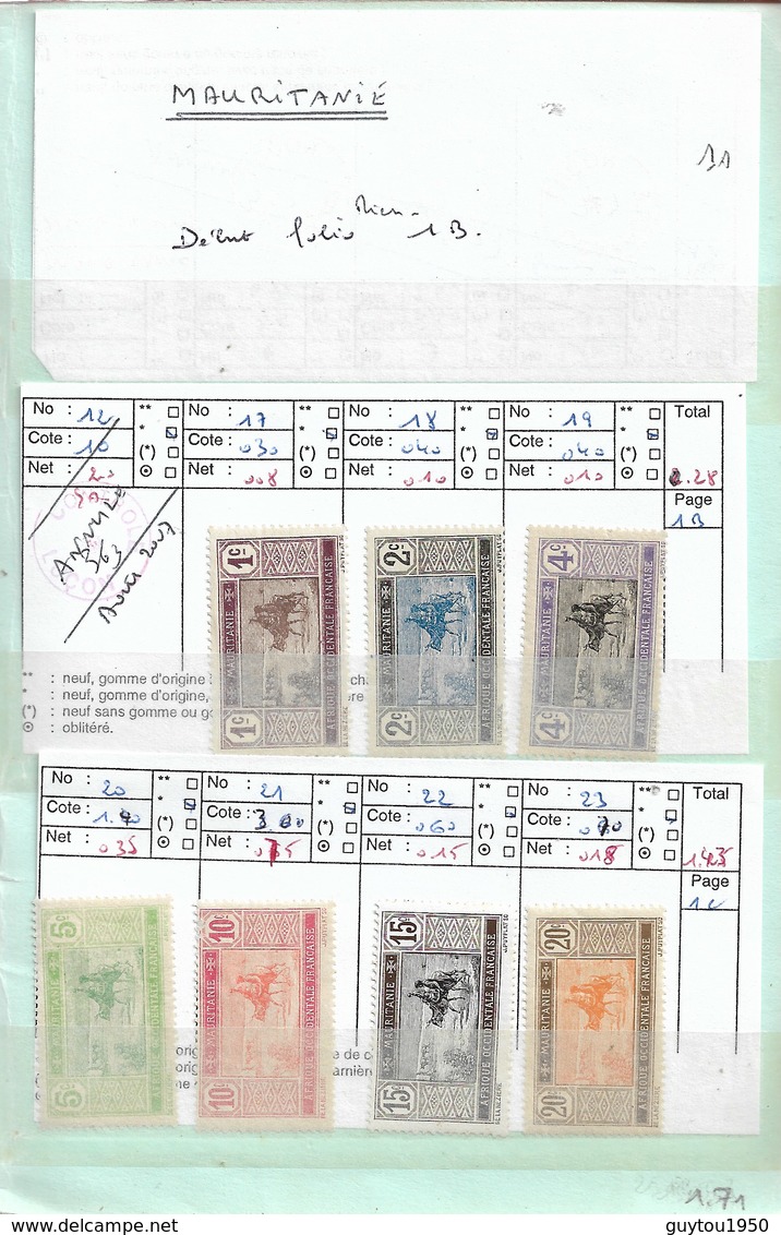 Carnet A Choix Mauritanie Neuf Et Oblitéré Yt 2006 - Collections (en Albums)