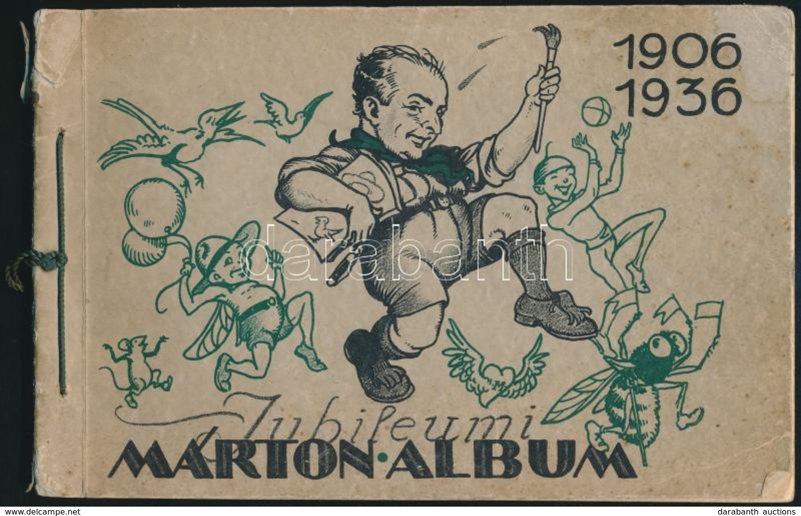 Márton Lajos (1891-1953): Jubileumi Márton-album 1906-1936. Litográfia-sorozat. Budapest, [1936], Szerzői Kiadás. (Bp.,  - Padvinderij