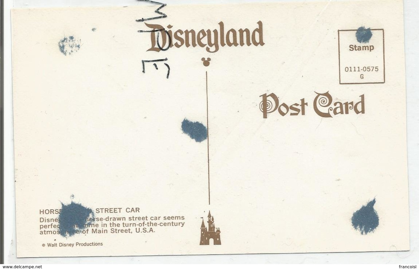 Disneyland Californie. The Horse-Drawn Street Car. - Disneyland