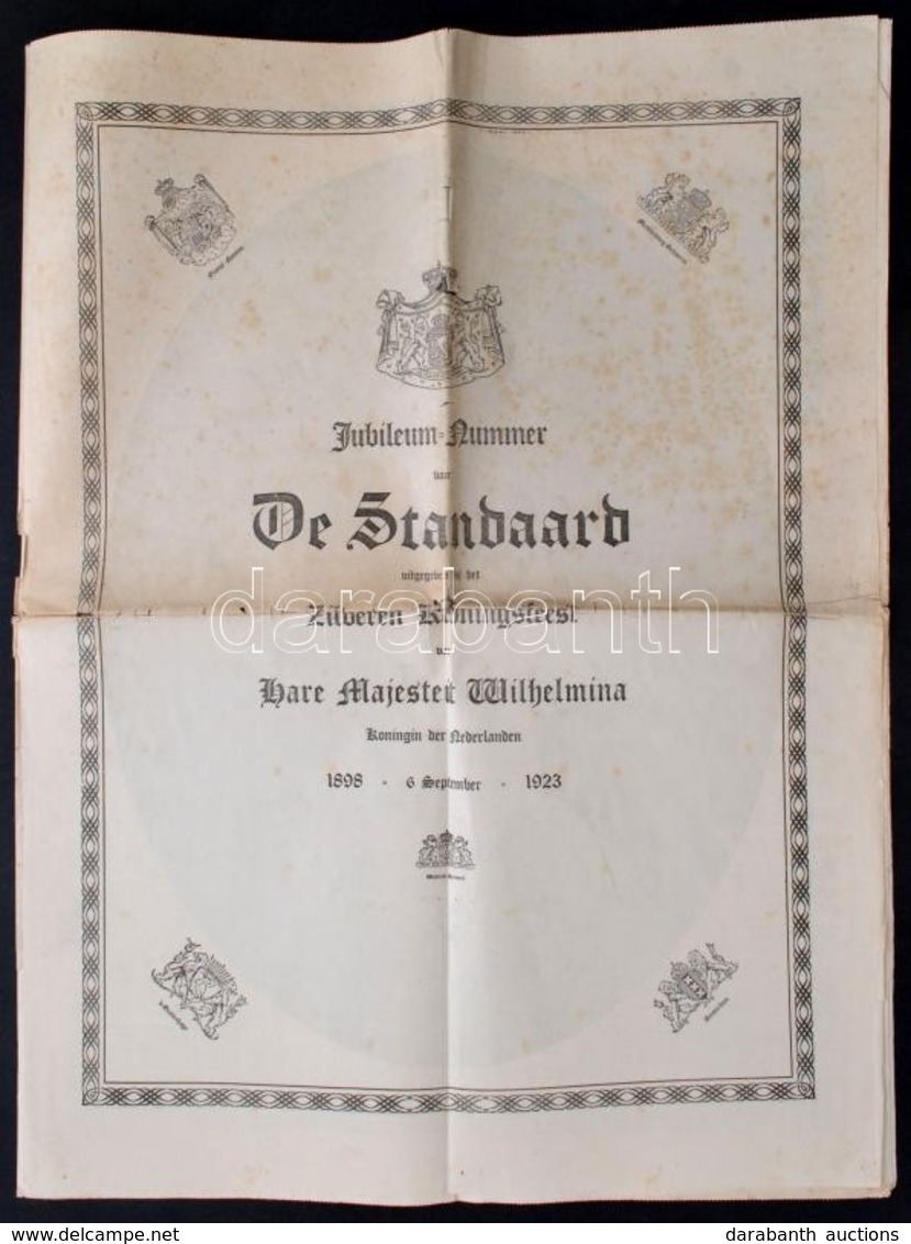 1923 A De Standaard Flamand Nyelvű Belga Napilap Jubileumi Száma Vilma Királynő 25 éves Jubileuma Alkalmából érdekes írá - Sin Clasificación