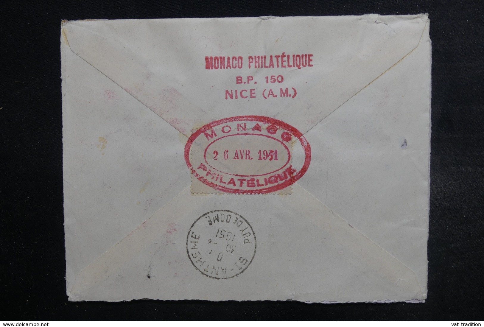 MONACO - Enveloppe En Recommandé Pour La France En 1951, Affranchissement Plaisant - L 38047 - Covers & Documents