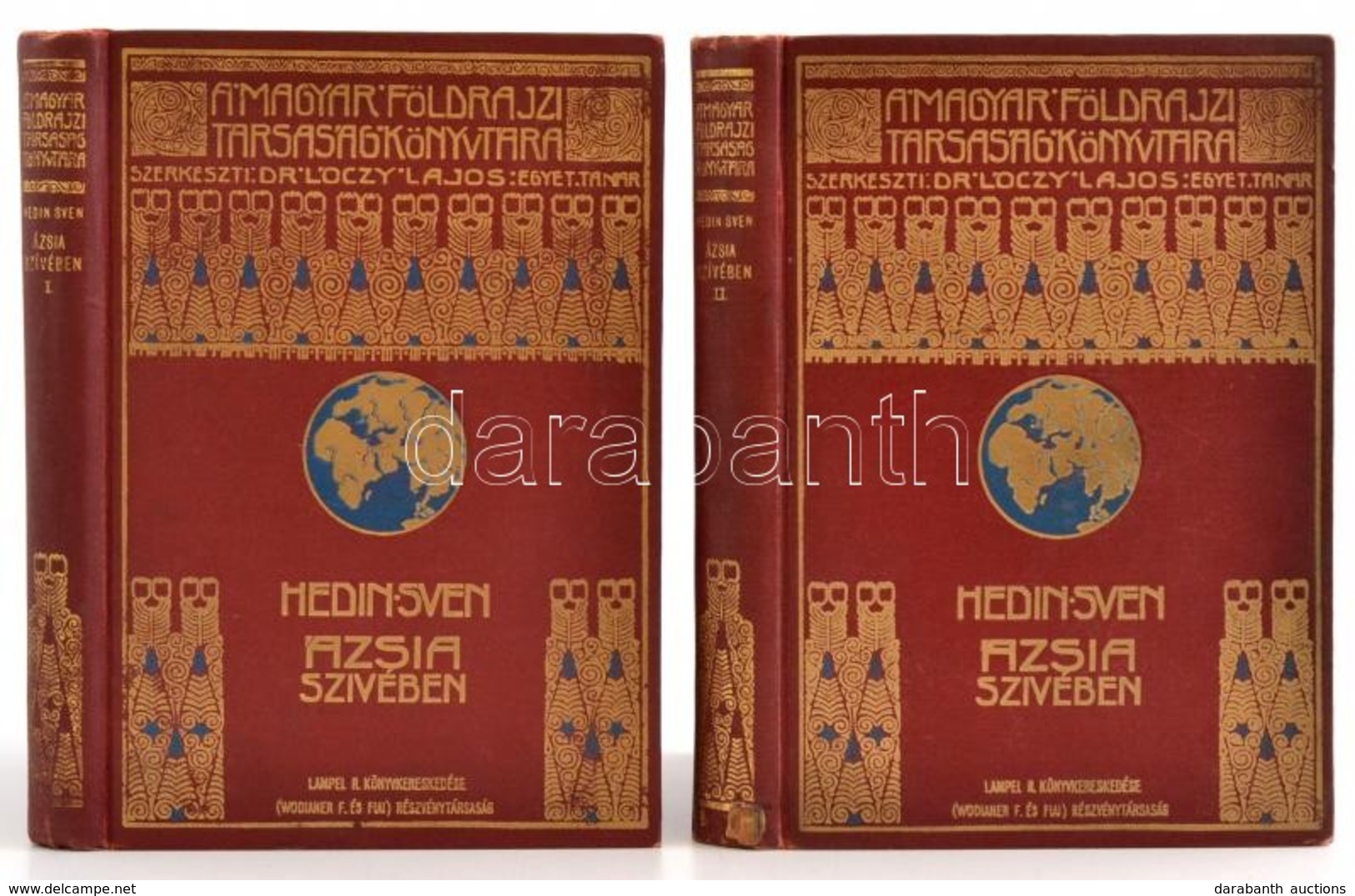 Sven Hedin: Ázsia Szívében I-II. Kötet. Tízezer Kilométernyi úttalan Utazás. Fordította: Dr. Thirring Gusztáv. Képpel és - Non Classés