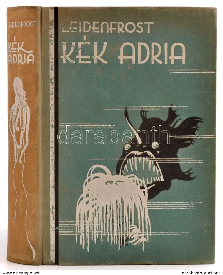 Leidenfrost Gyula: Kék Adria. Bp., é.n., Kir. M. Egyetemi Nyomda. Kiadói Festett, Egészvászon Kötésben, Kissé Kopott Bor - Sin Clasificación