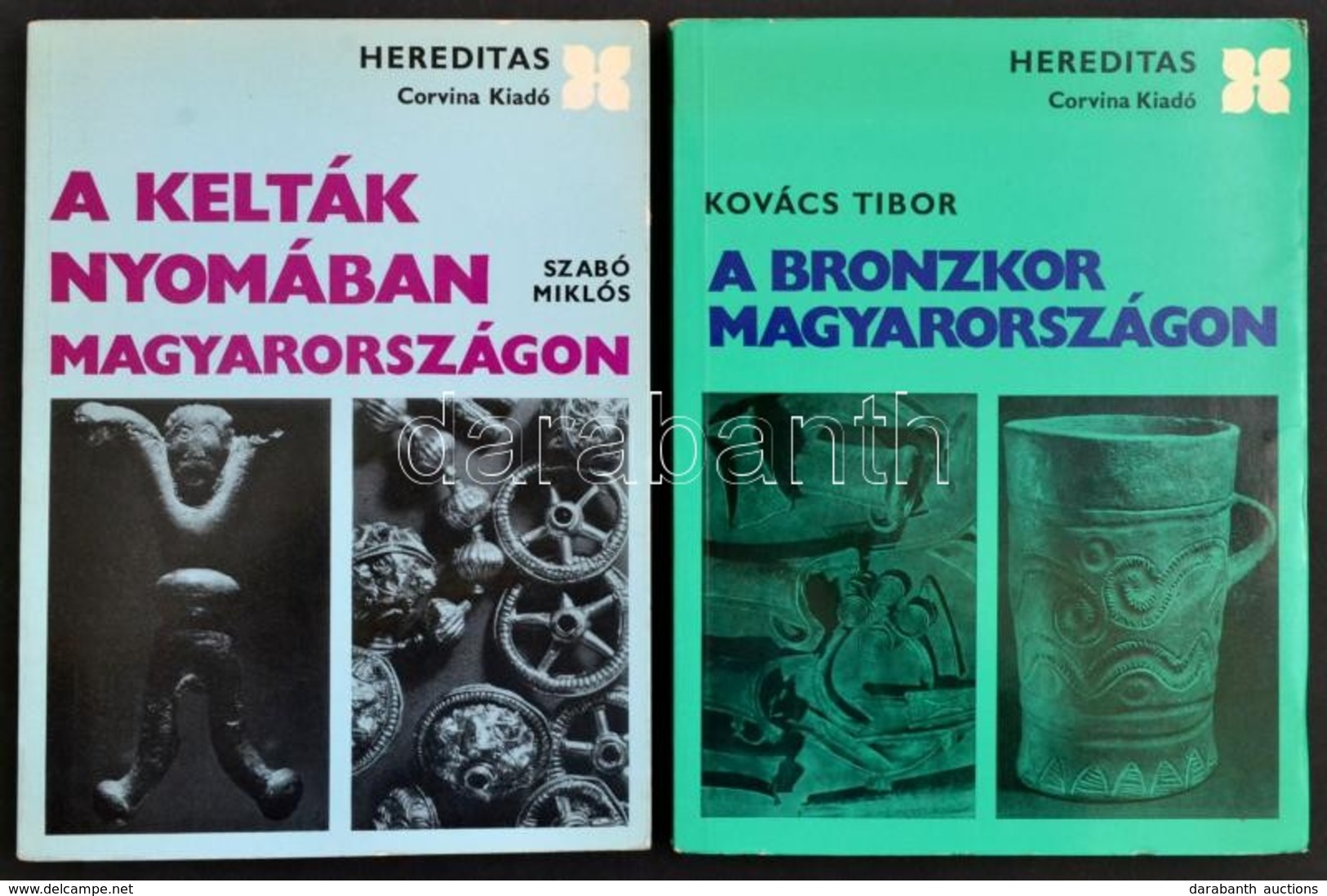 Hereditas Sorozat 2 Kötete: 
Szabó Miklós: A Kelták Nyomában Magyarországon. +Kovács Tibor: A Bronzkor Magyarországon. B - Zonder Classificatie