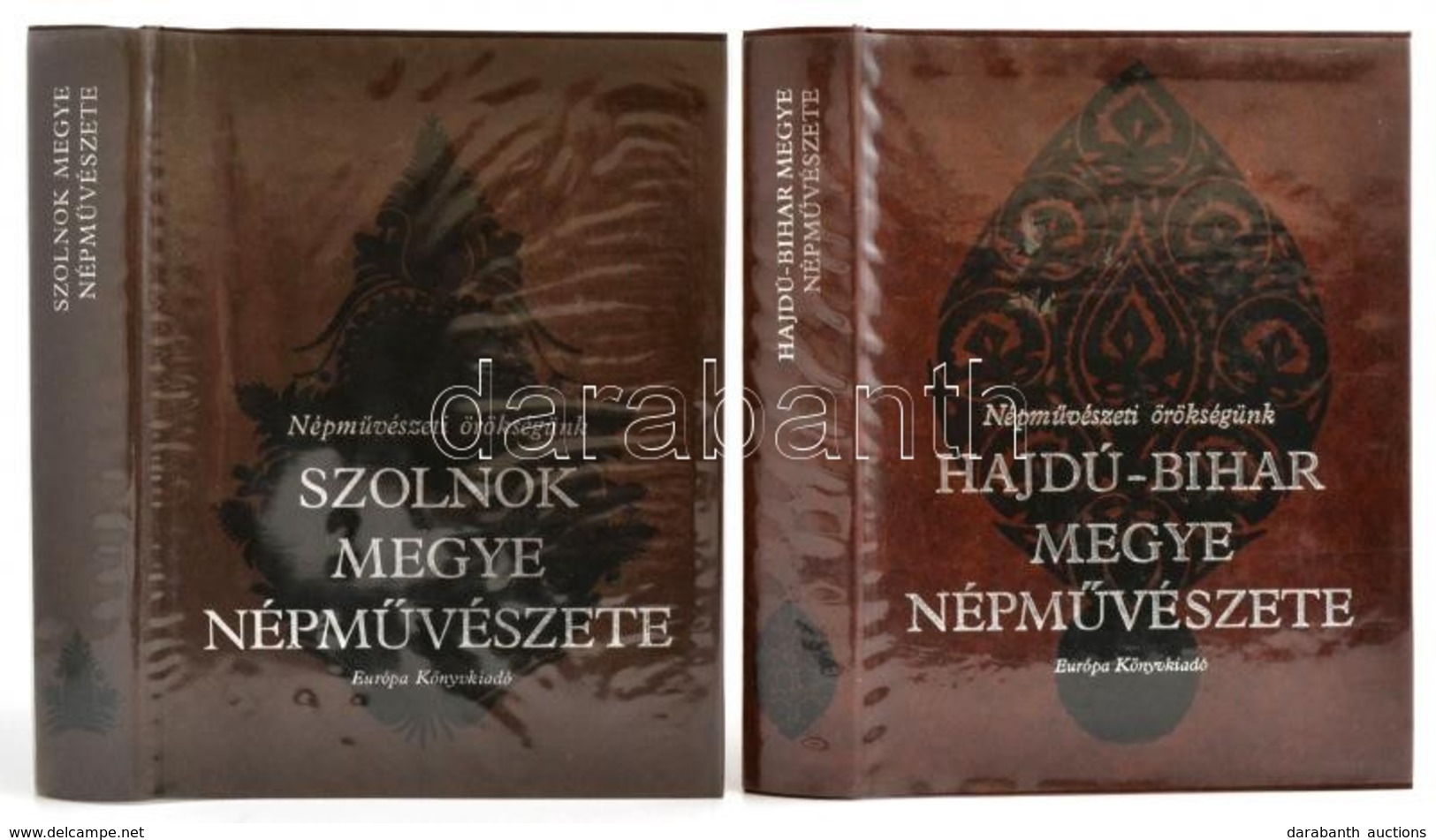 Népművészeti Örökségünk 2 Kötete: 
Szolnok Megye Népművészete.+Hajdú-Bihar Megye Népművészete. Bp., 1987-1989, Európa. K - Zonder Classificatie