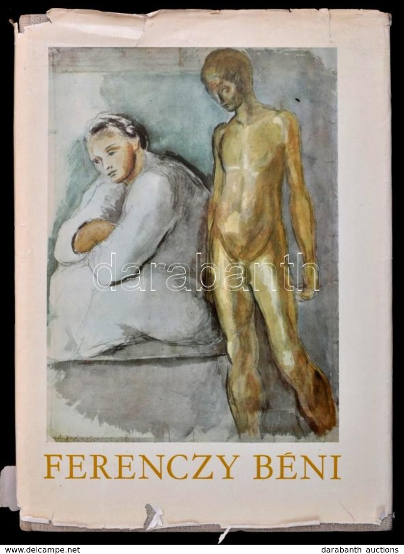 Ferenczy Béni: Írás és Kép. Bp., 1961, Magvető Könyvkiadó. Kiadói Egészvászon Kötés, Sérült Papír Védőborítóval, Sok Kép - Unclassified